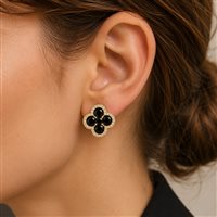 Orecchini Ultima Edizione Donna in Argento OAO7371-NERO-GIALLO - OAO7371-NERO-GIALLO